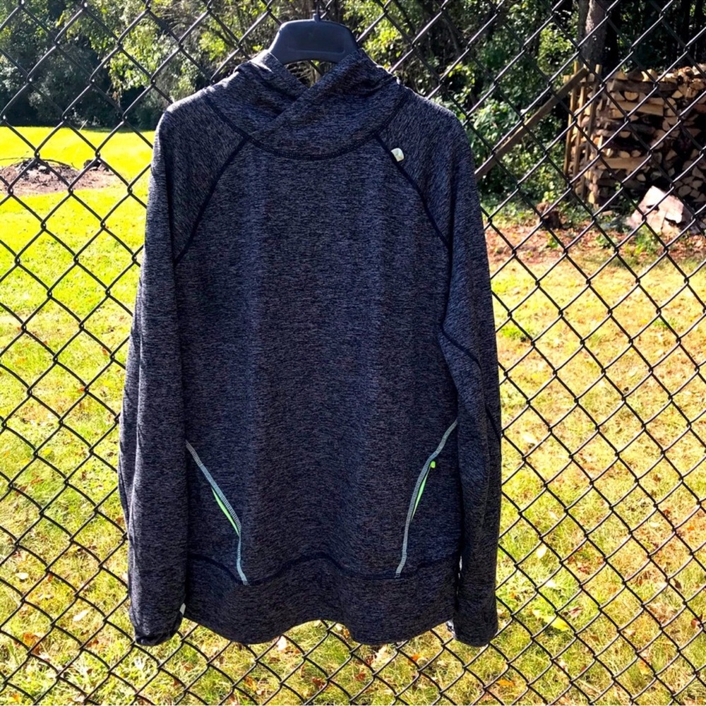 Sweaty Betty Dark Gray Pullover Hoodie, size Medium